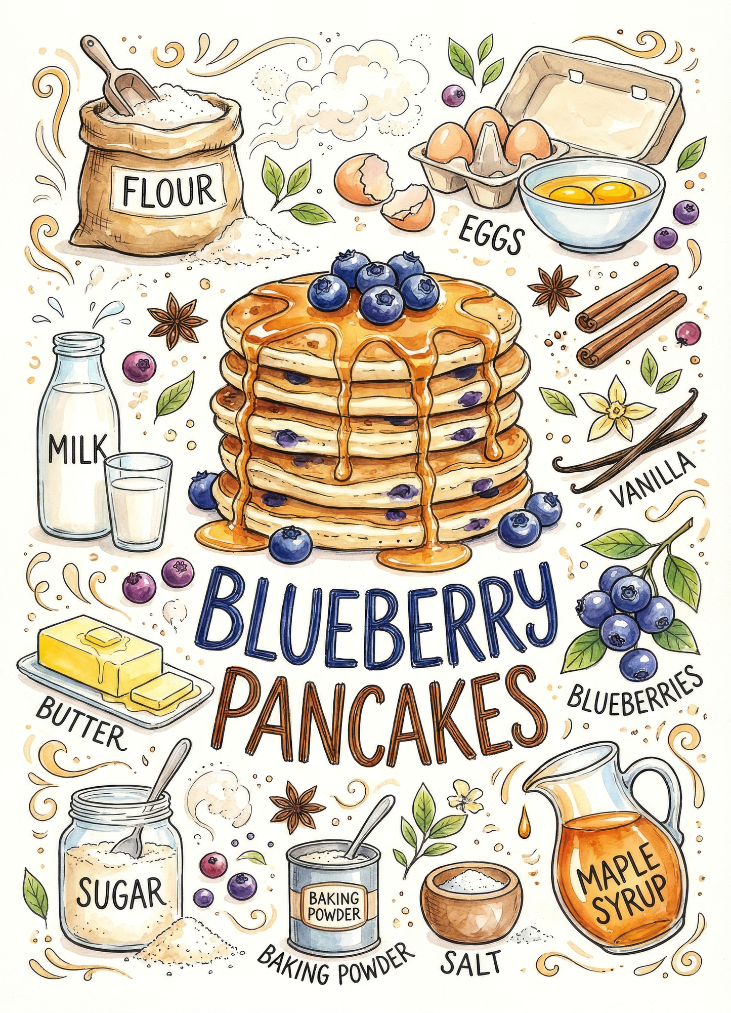 Blueberry Pancakes