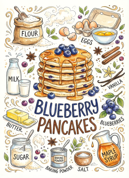 Blueberry Pancakes