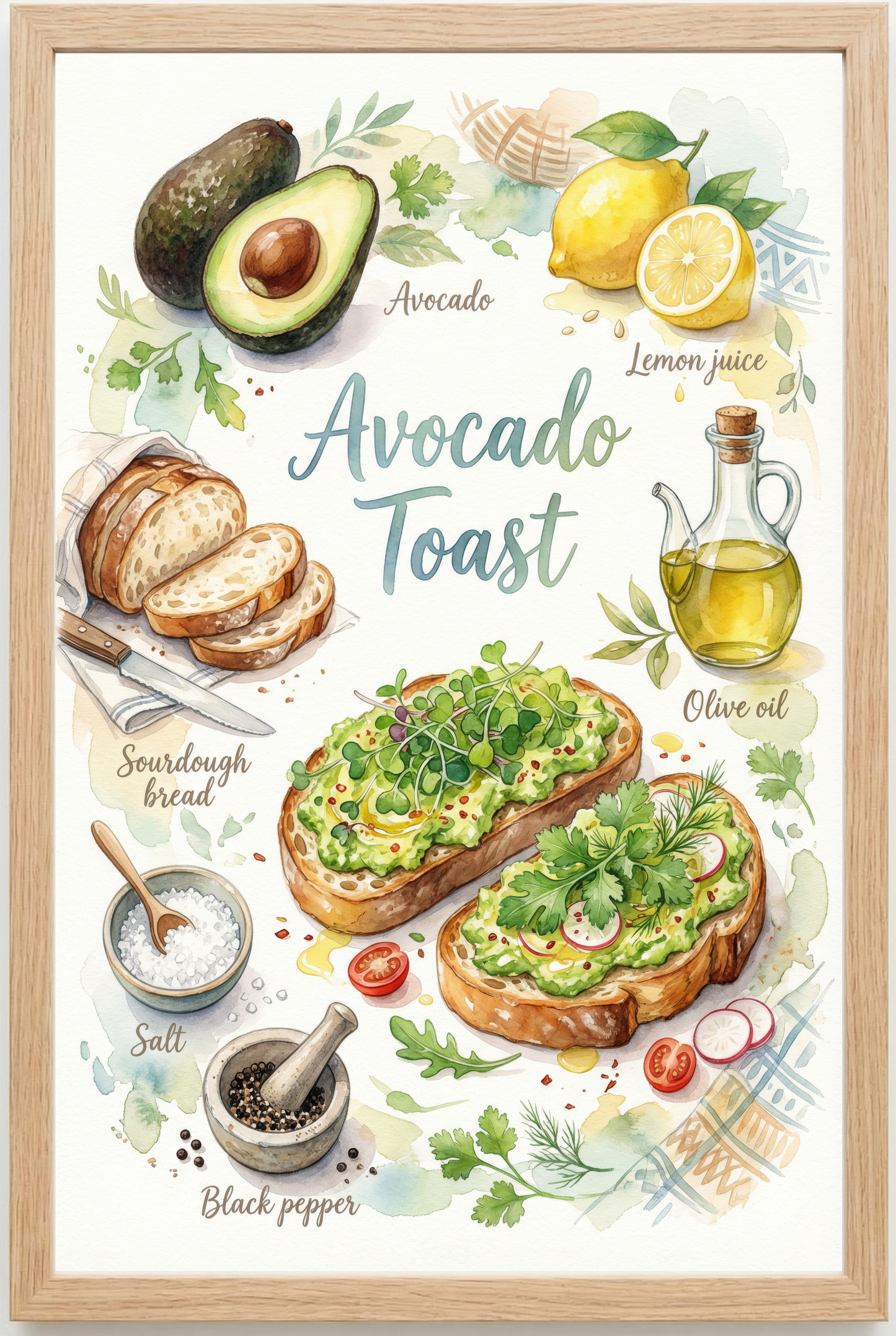 Avocado Toast Close Frame mockup