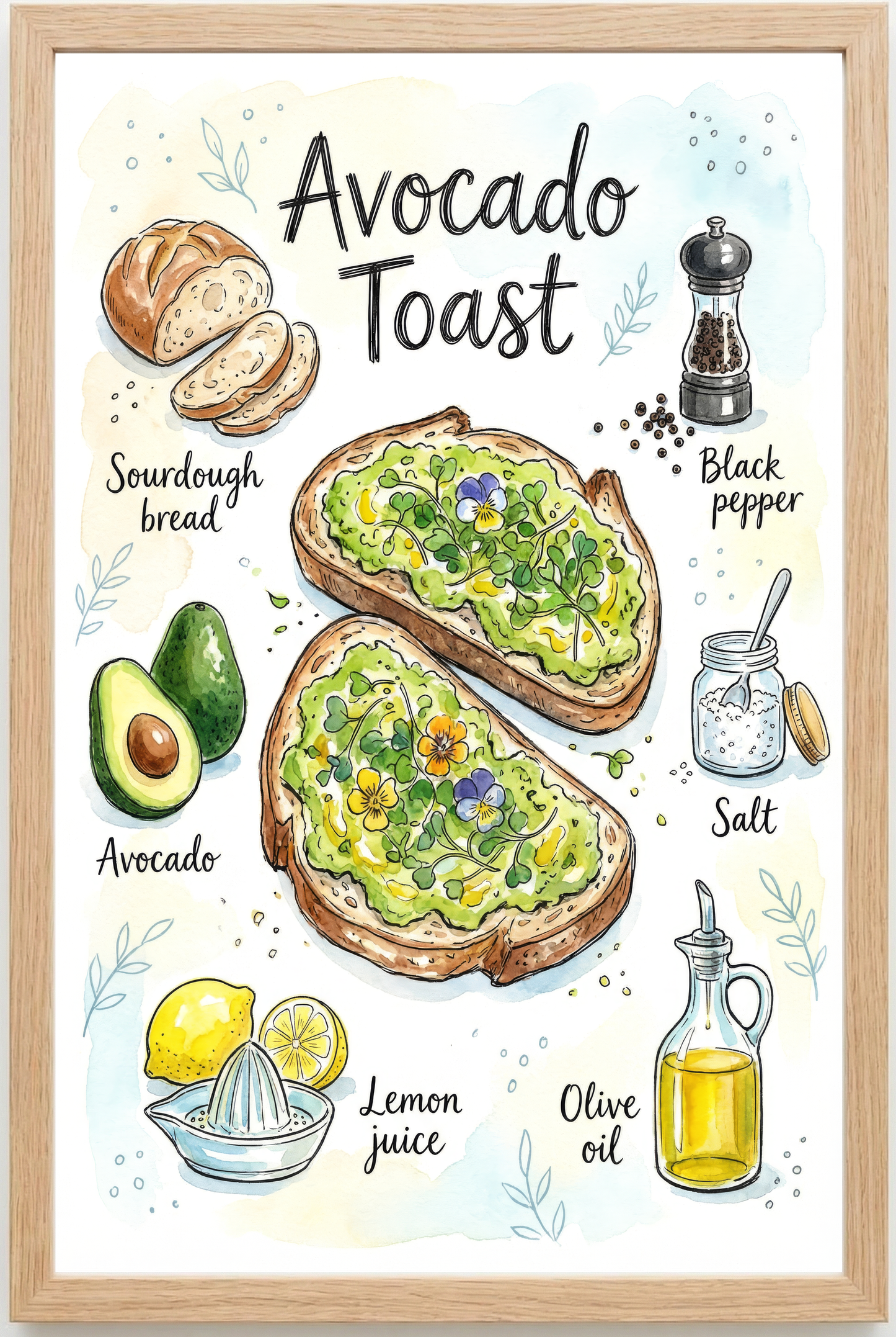 Avocado Toast Close Frame mockup