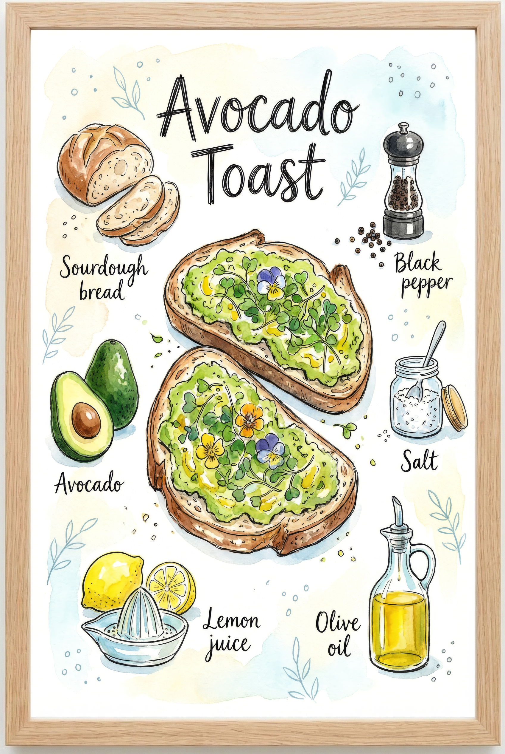 Avocado Toast Close Frame mockup