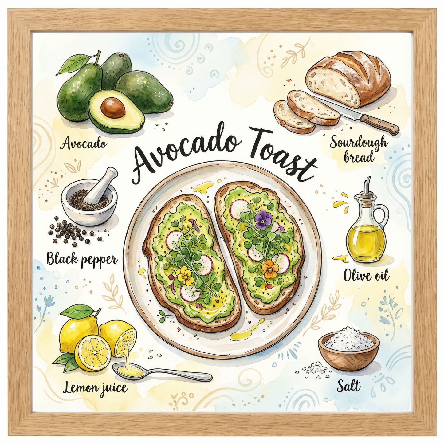 Avocado Toast Close Frame mockup