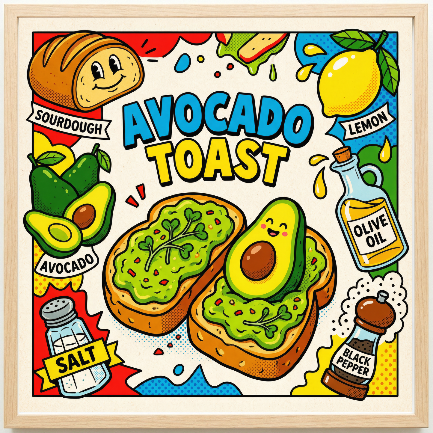 Avocado Toast Close Frame mockup