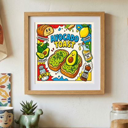 Avocado Toast Lifestyle mockup