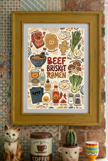 Beef Brisket Ramen Lifestyle mockup