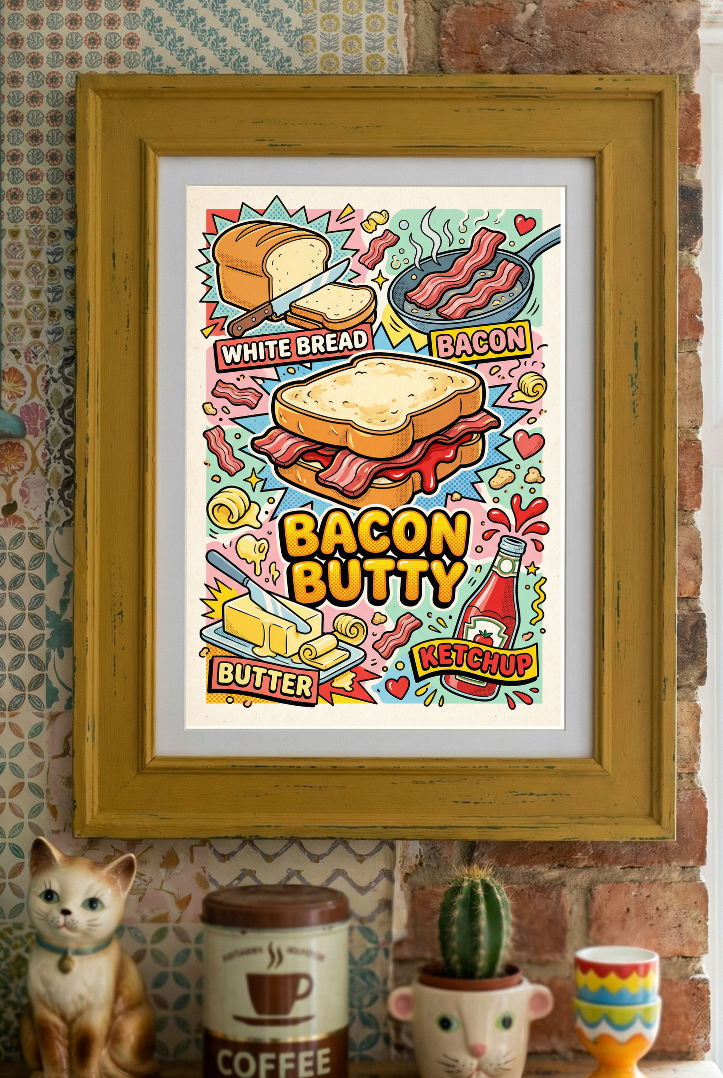 Bacon Butty Lifestyle mockup
