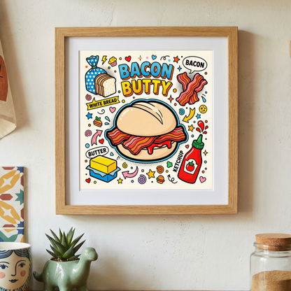 Bacon Butty Lifestyle mockup