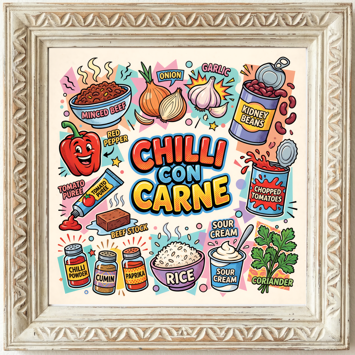 Chilli Con Carne Close Frame mockup