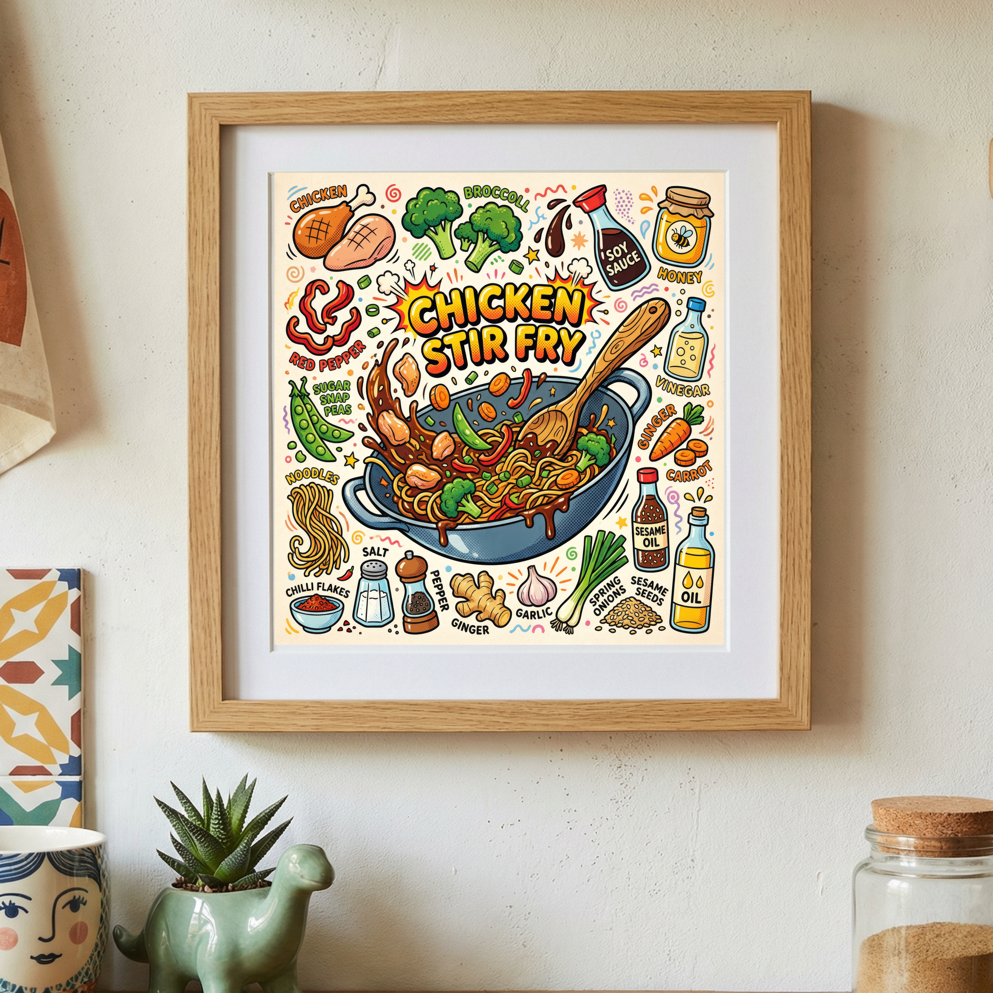 Chicken Stir Fry Lifestyle mockup