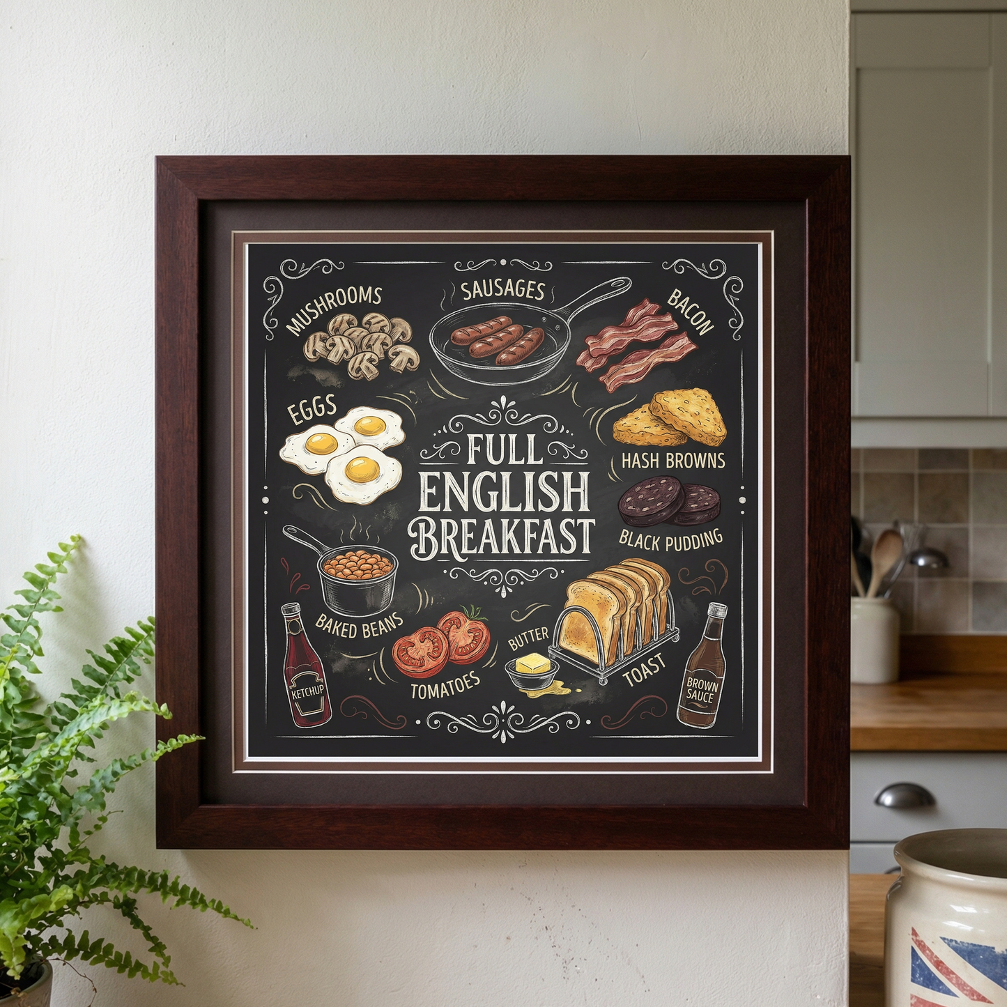 Full English Breakfast Lifestyle mockup