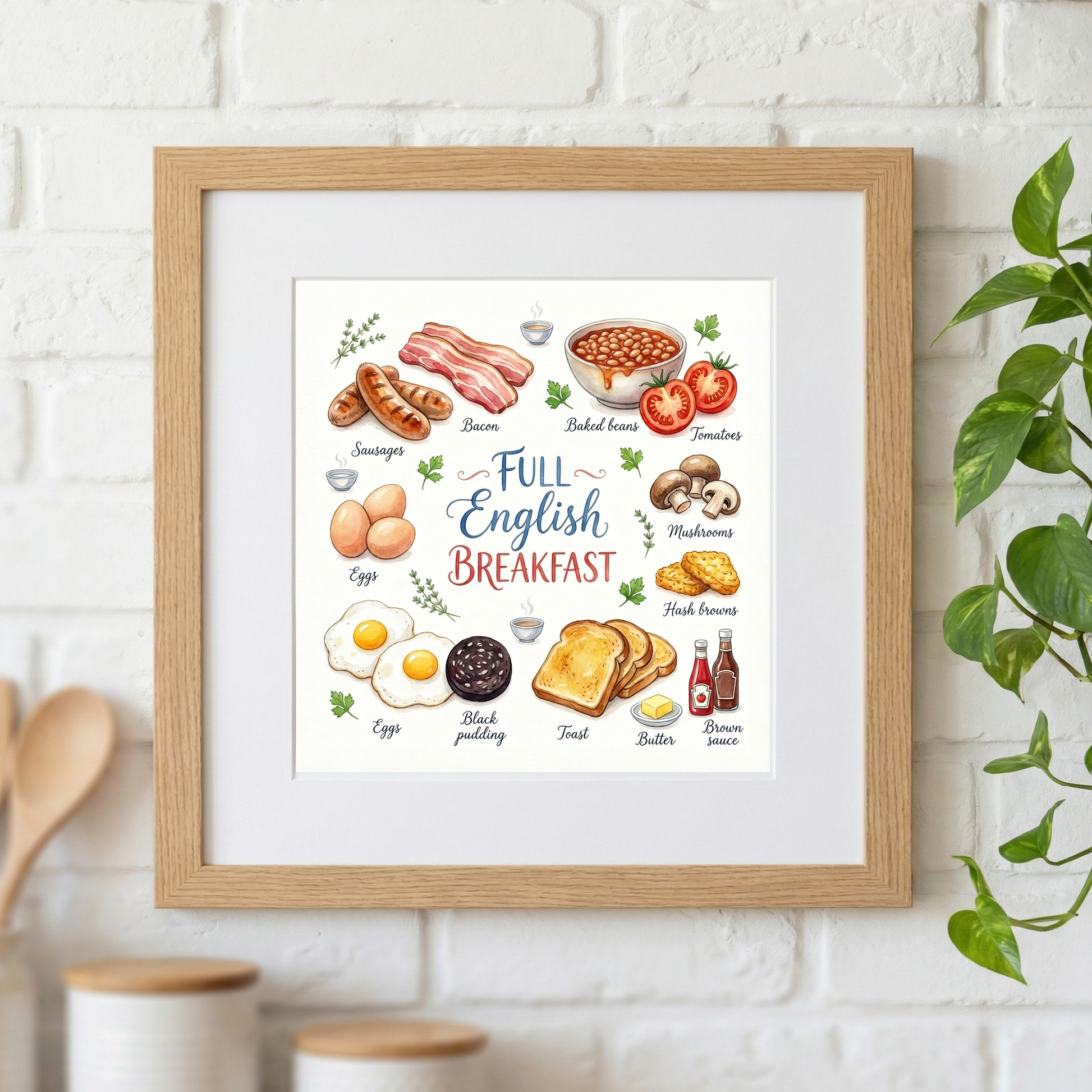 Full English Breakfast Lifestyle mockup