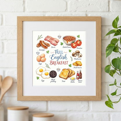 Full English Breakfast Lifestyle mockup