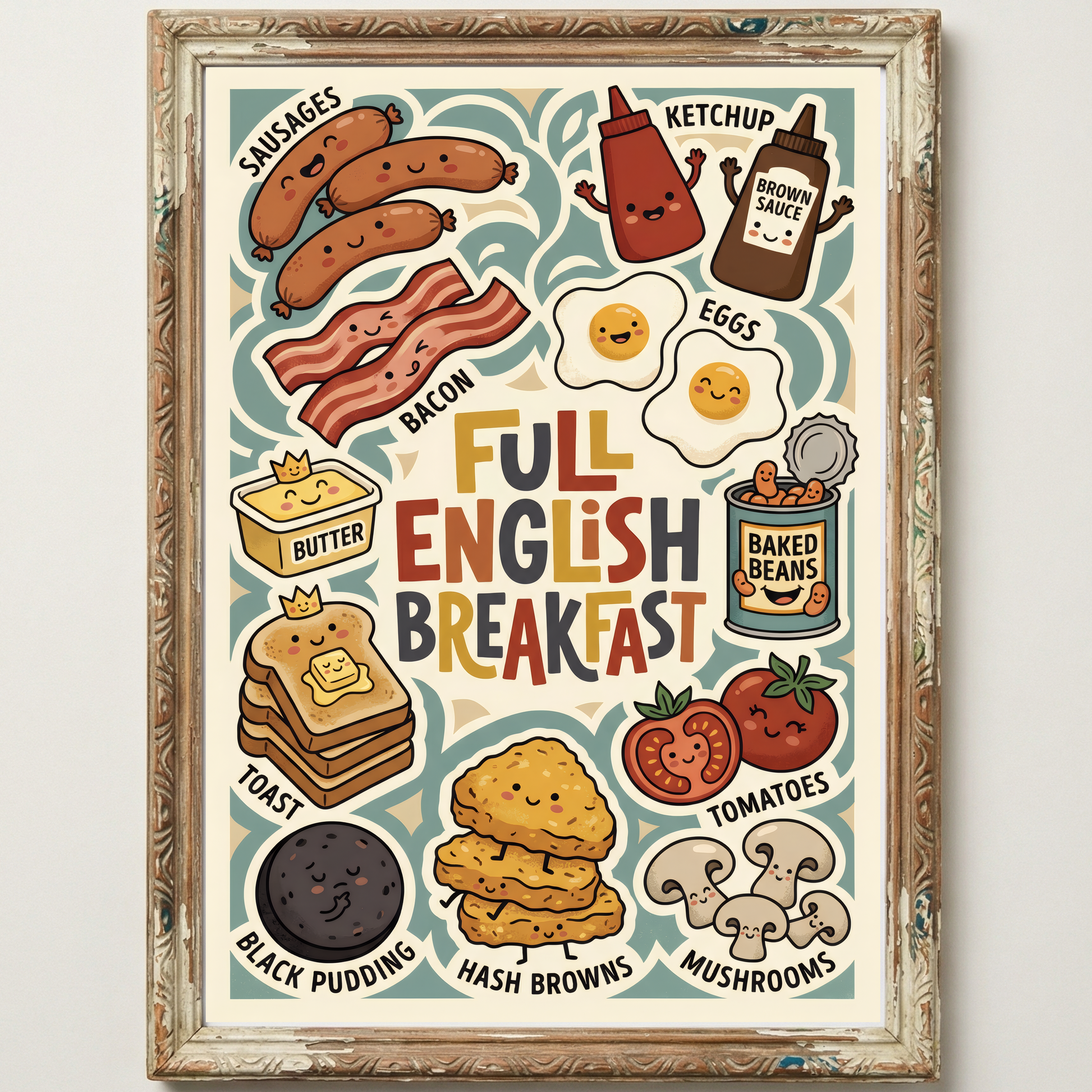 Full English Breakfast Close Frame mockup