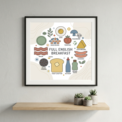 Full English Breakfast Lifestyle mockup