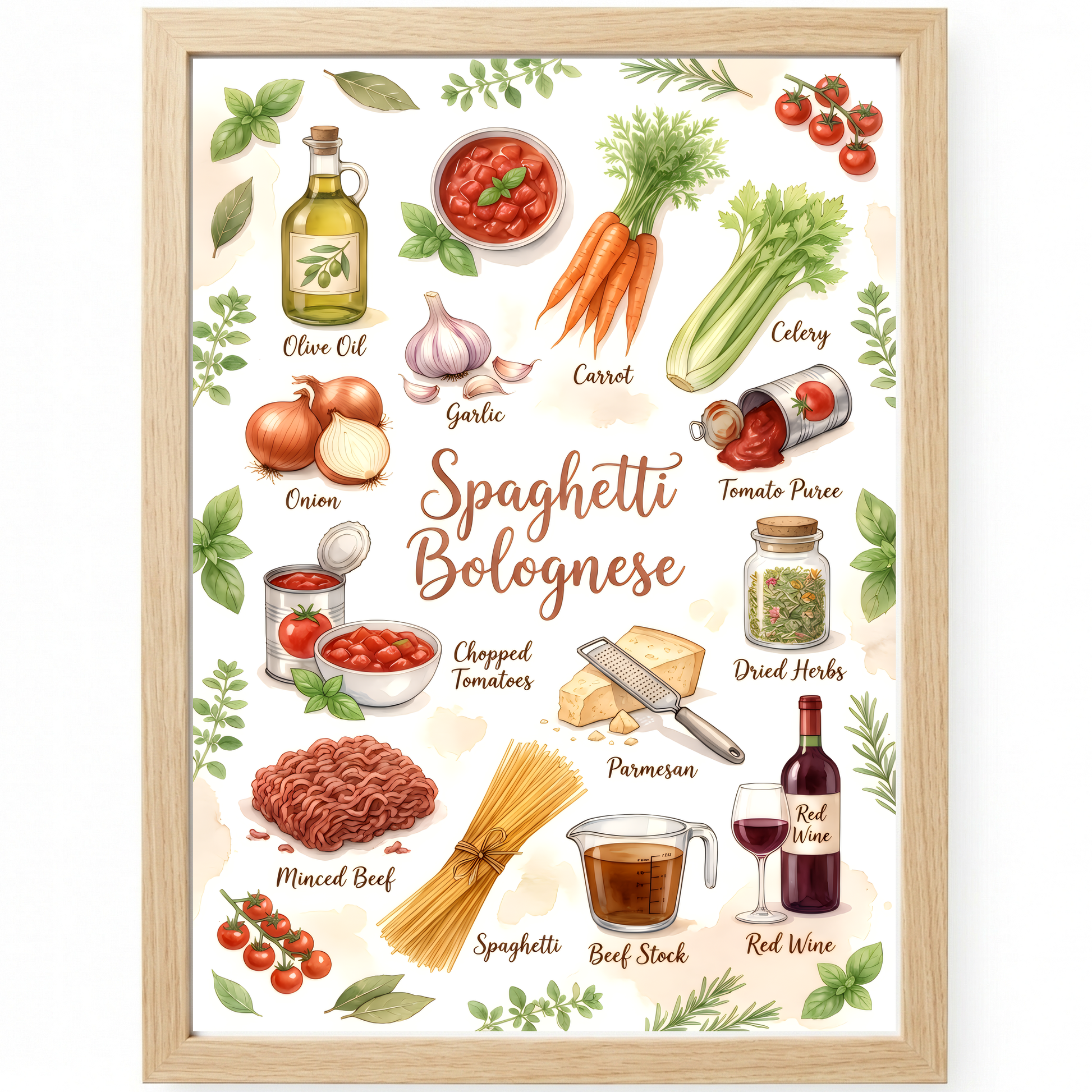 Spaghetti Bolognese Close Frame mockup