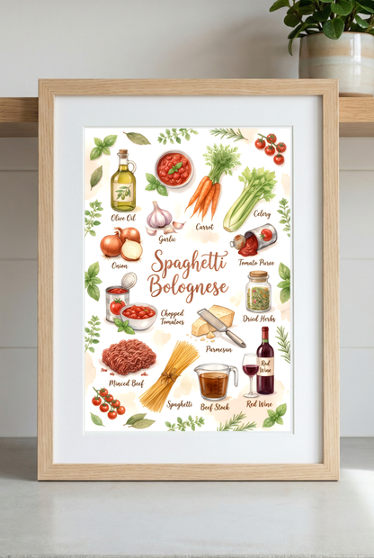 Spaghetti Bolognese Lifestyle mockup