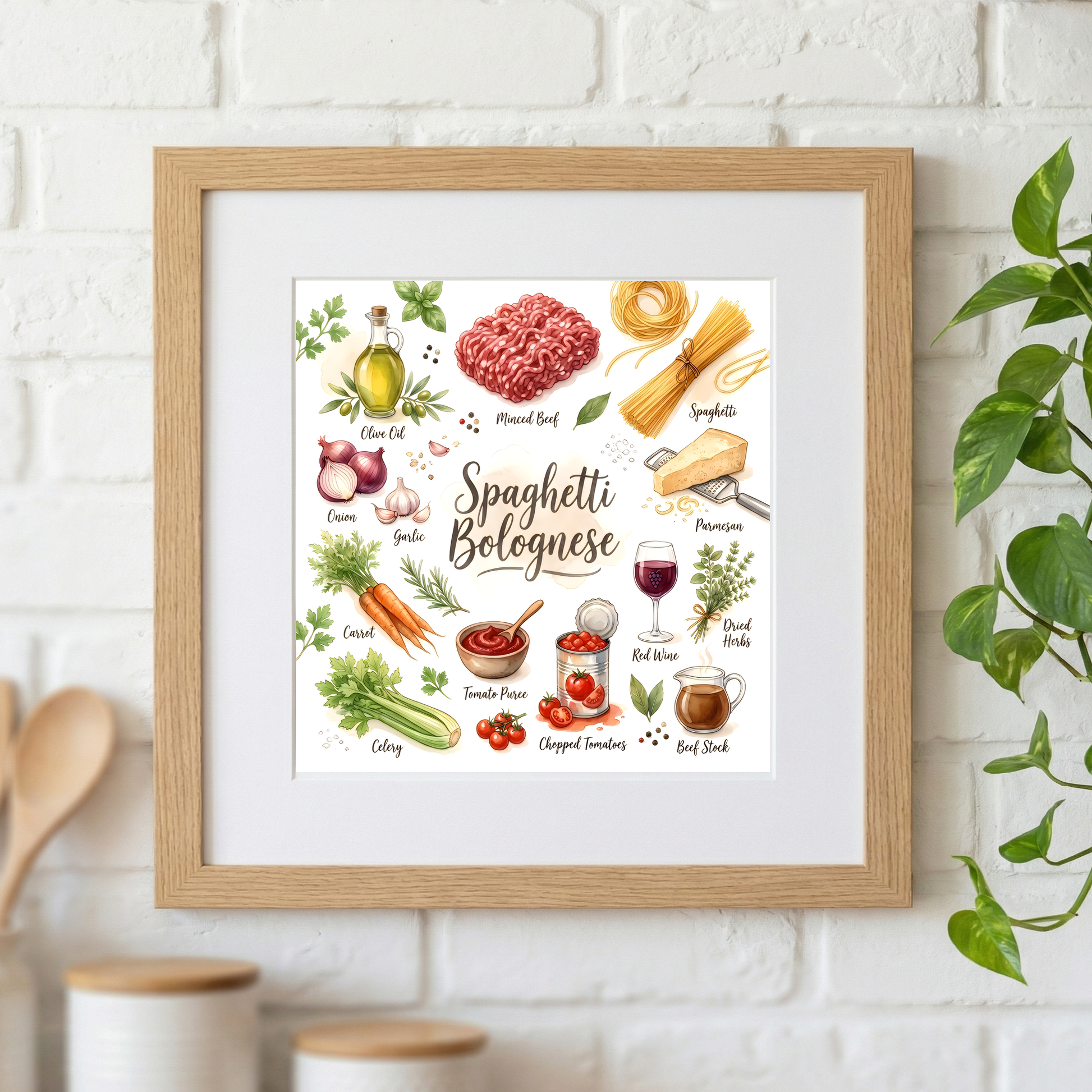 Spaghetti Bolognese Lifestyle mockup